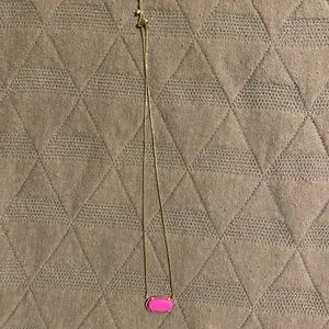 Adjustable pink pendant Kendra Scott Necklace